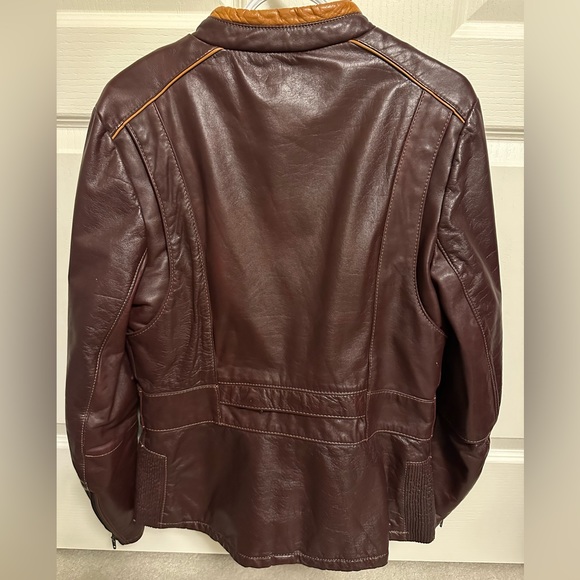 Vintage TAURUS Leather Biker Jacket - Picture 6 of 6